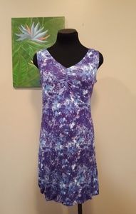 GAIAM reversible beach wear, size L, Blue/Purple